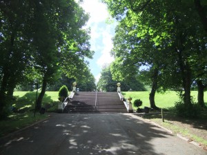 A view from Victoria Road looking into Queens Park