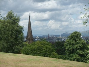 Queens Park a view of the West End of Glasgow